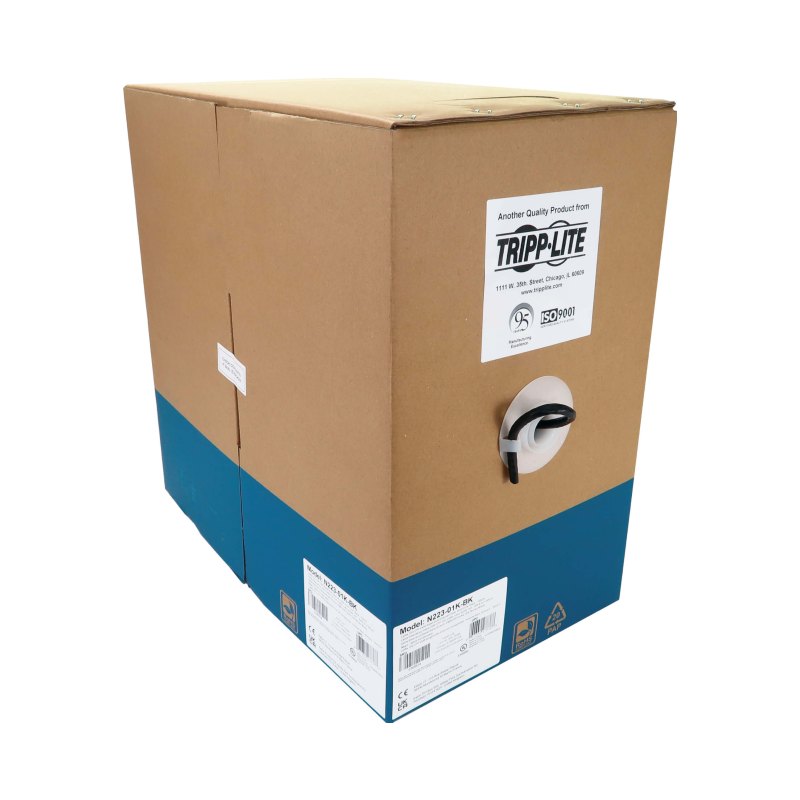 1Kft Bk Cat6A Solid Bulk Cbl