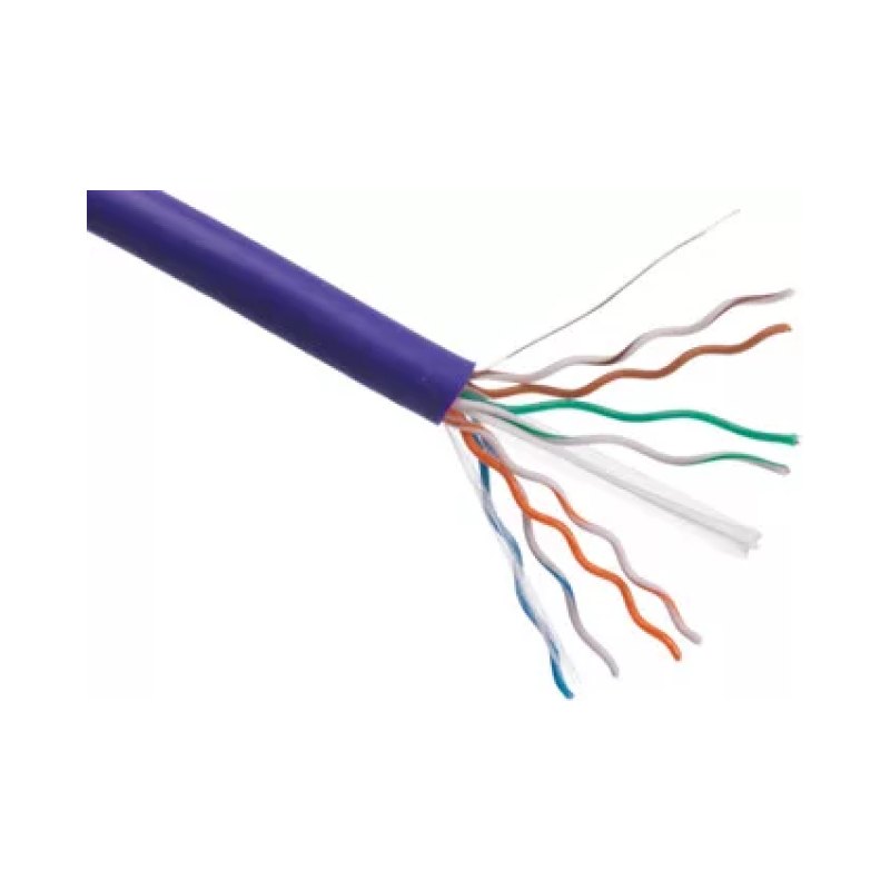 Cat6 Bulk Cable Spool 1000Ft Purple
