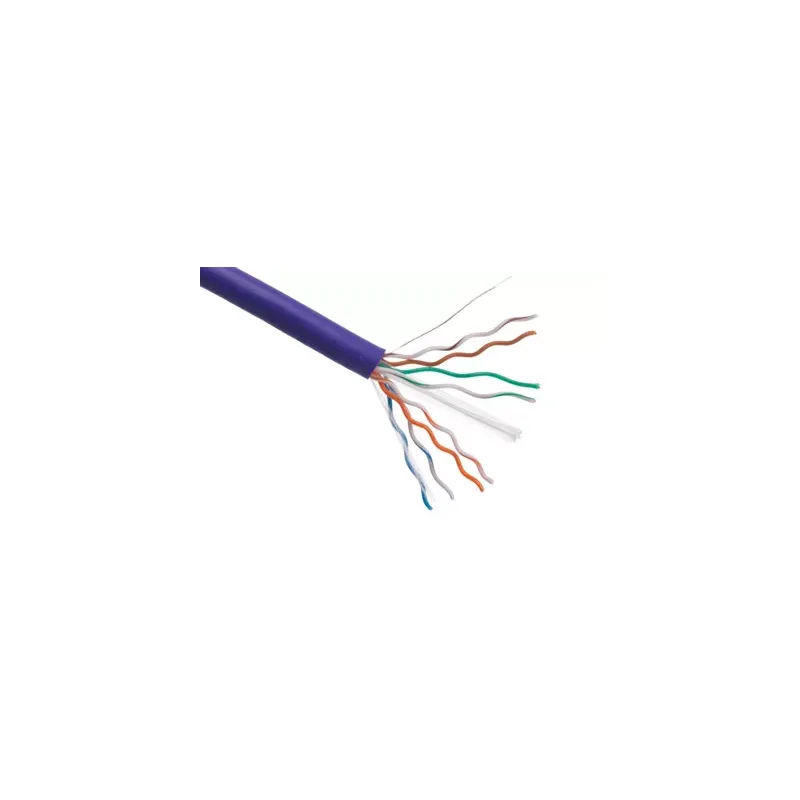 Cat6 Bulk Cable Spool 1000Ft Purple