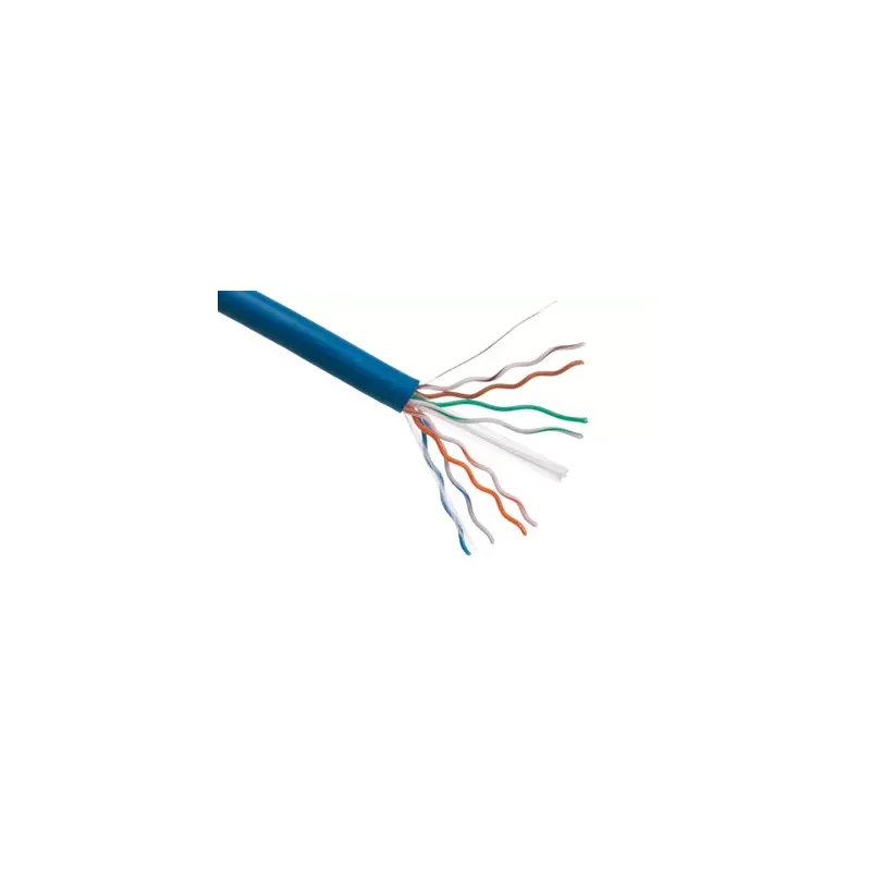 Cat6 Utp 23Awg4Pair S/Conductor 550Mhz Blk Cable Spool 1Kft Blue