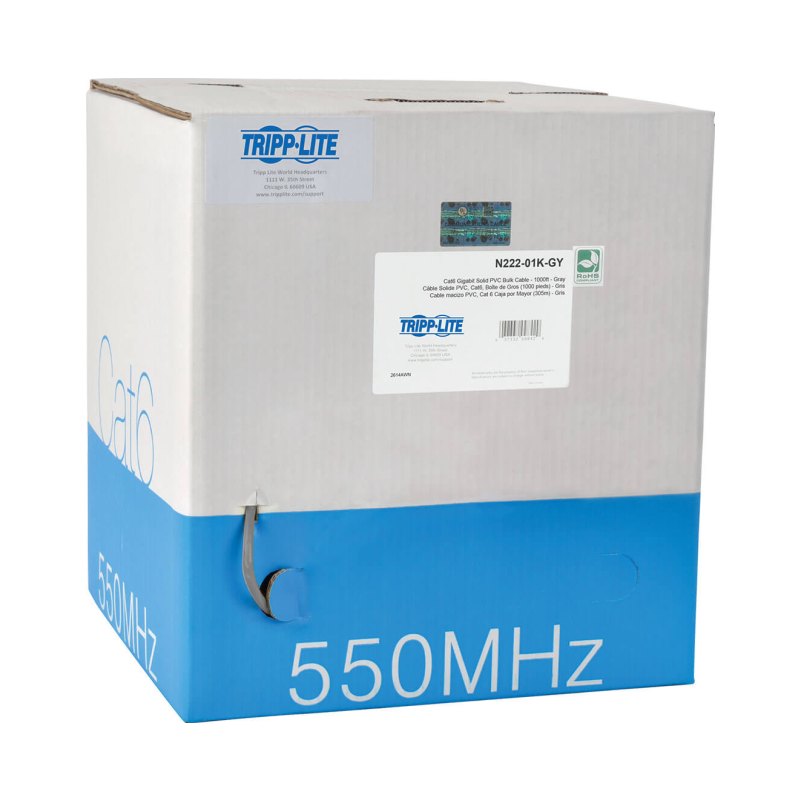 1Kft Gry Ct6 Solid Bulk Cbl