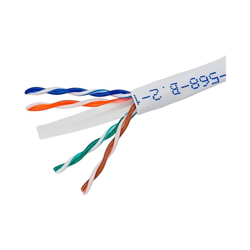 Cat6 Cca 1000Ft Bulk Cable - 305M Network Ethernet Cable White