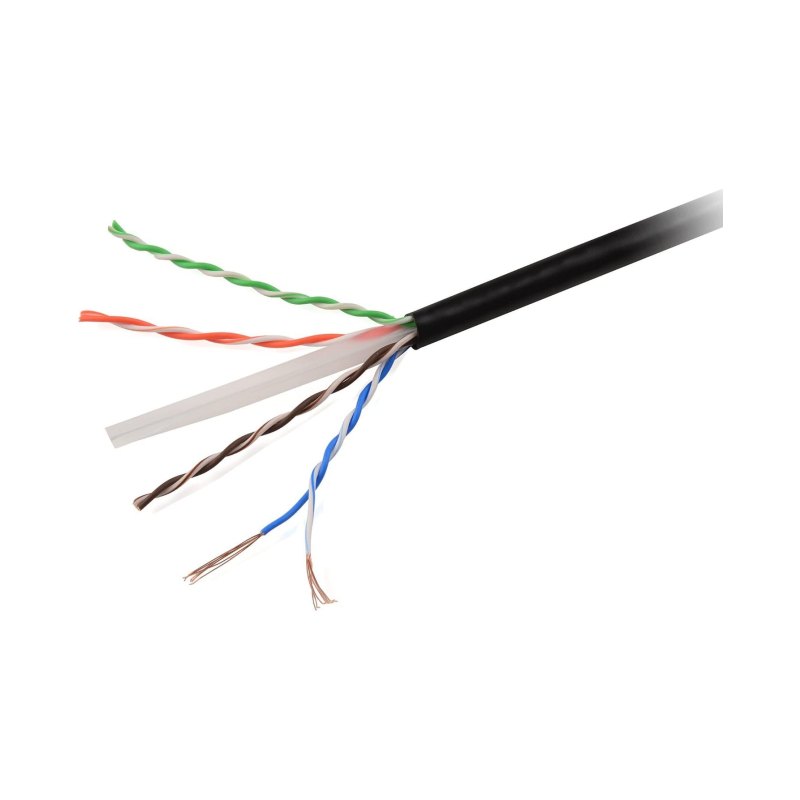 Cat6 Cca 1000Ft Bulk Cable - 305M Network Ethernet Cable Black