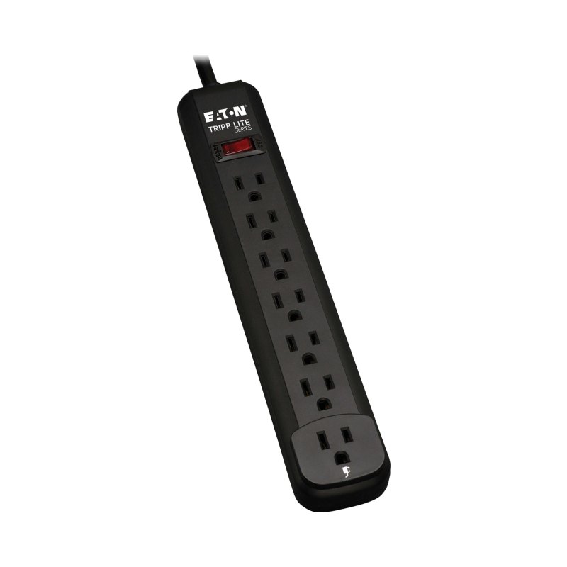 Power It Power Strip 7Out 5-15R 5-15P 120V 12Ft Black