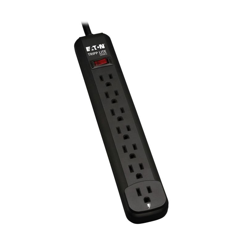 Power It Power Strip 7Out 5-15R 5-15P 120V 12Ft Black