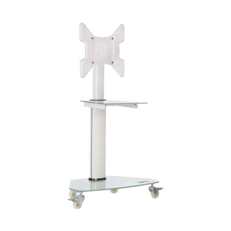 Rolling Tv Cart 32-55In Displays White