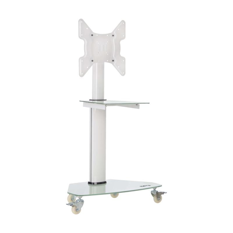 Rolling Tv Cart 32-55In Displays White