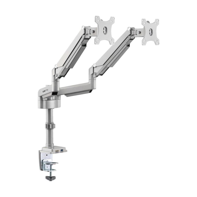 Display Monitor Tv Mount Dual Display Flex Arm 17-32 Monitors