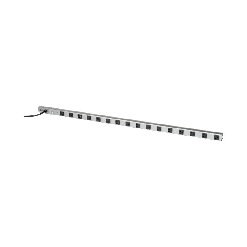 Powerstrip 16Outlet Strip 450J 15Ft Cord 48In Length Metal 15Amp