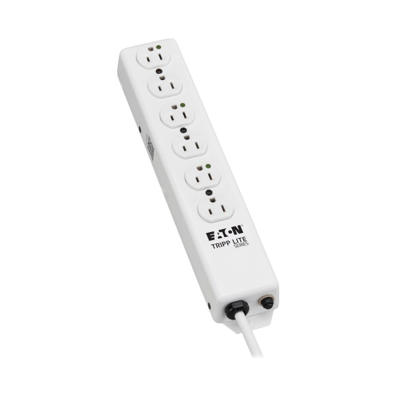 6 Outlet Medical Hg Power Strip Not For Patient Care 6Ft Cord