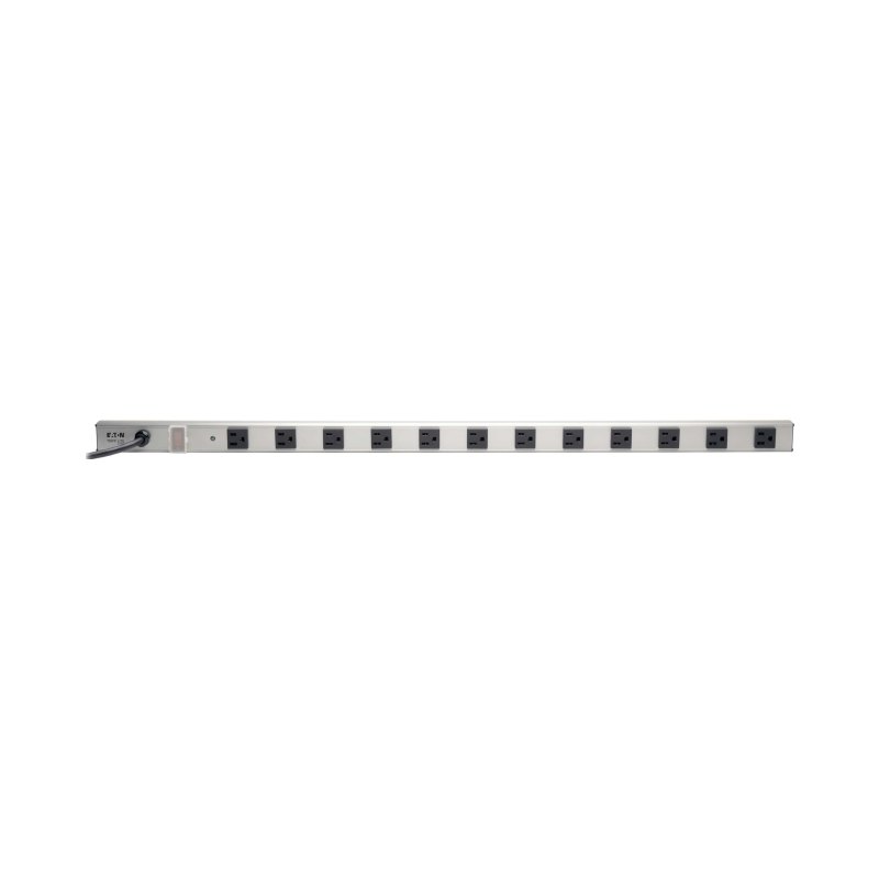 Power Strip Vertical 12Outlet 10-15A2-20A 120V 20A W/15F. Cord