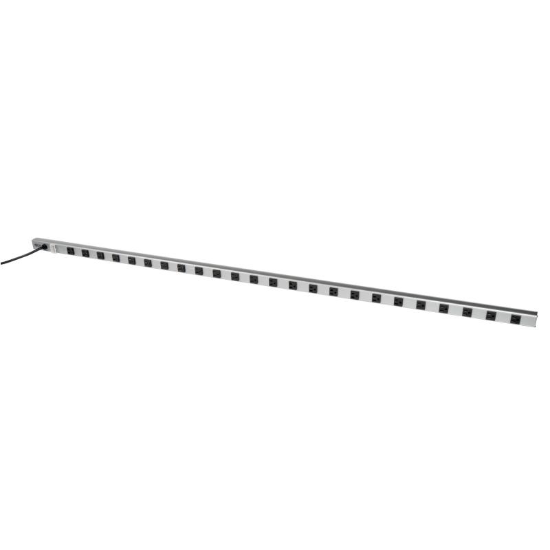 Power Strip 24Out 5-15R 5-15P 120V 15Ft W/Surge Suppression