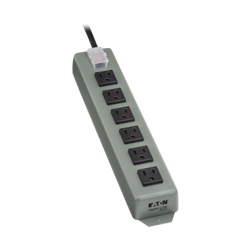 6Ft Waber-By-Tripp Lite 6Outlet Industrial Power Strip Cord