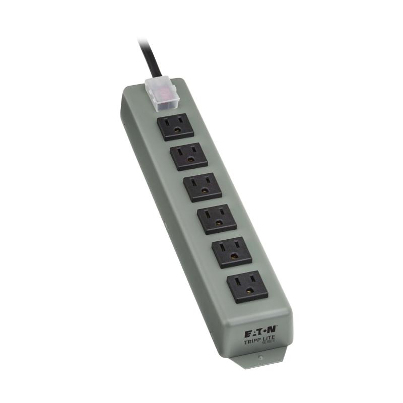 6Ft Waber-By-Tripp Lite 6Outlet Industrial Power Strip Cord