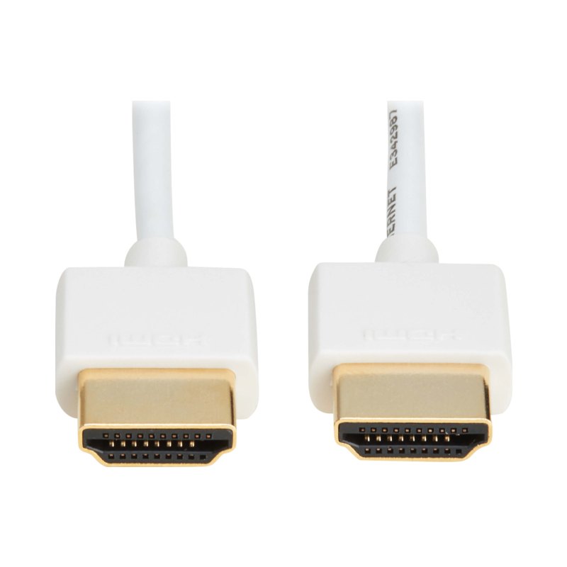 Slim High-Speed Hdmi Cable With Ethernet And Digital Video With