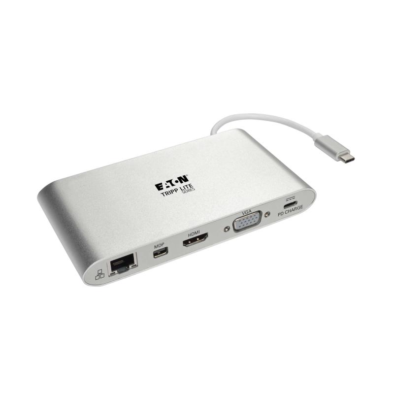 Usb-C Docking Station Usb-A Dvi Hdmi Vga Dp Mdp Gbe Usb Charging