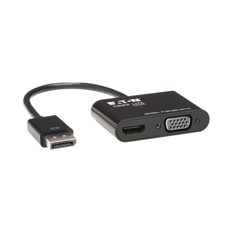 Displayport To Hdmi Vga Adapter Converter 4Kx2K Dp To Hdmi Vga