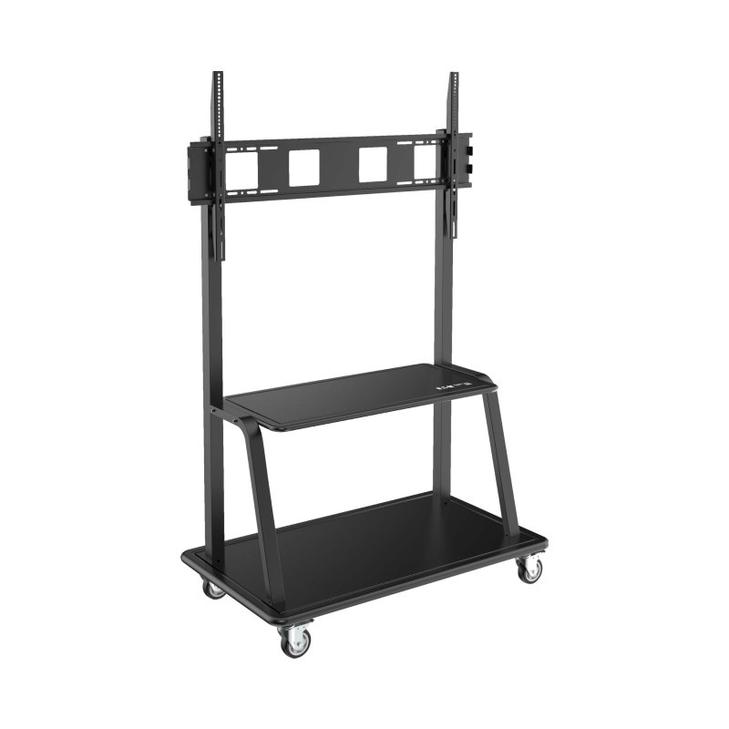 Mobile Tv Floor Stand Cart Height-Adjustable 60-105 Display