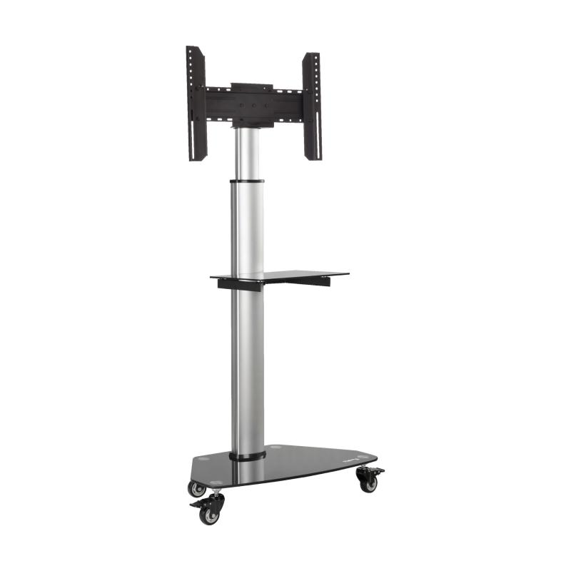 Rolling Tv Cart 37-70In Displays Black