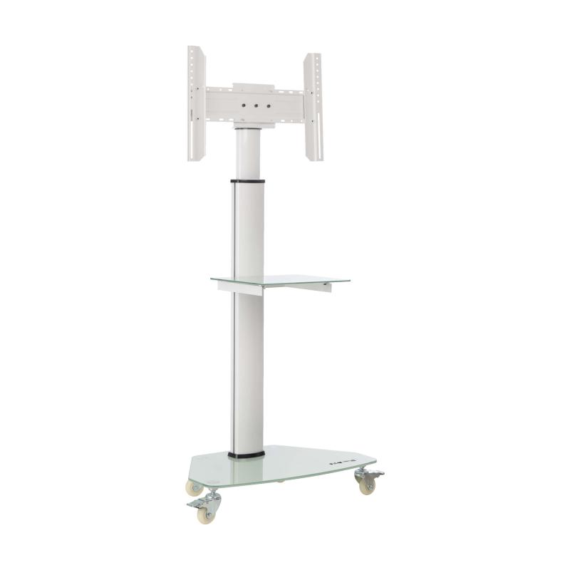 Rolling Tv Cart 37-70In Displays White