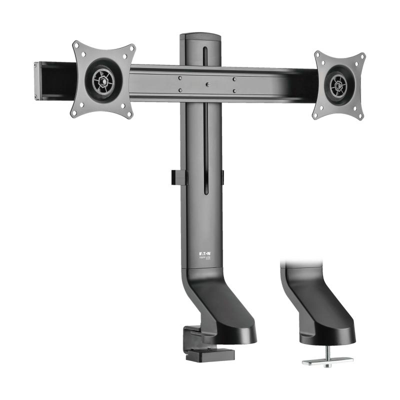 Dual-Display Monitor Arm W/ Clamp 17-27In