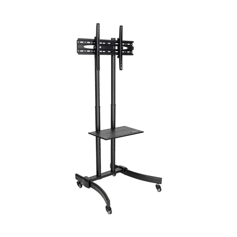 Mobile Tv Lcd Floor Stand Cart Height-Adjustable 32-70In Displays