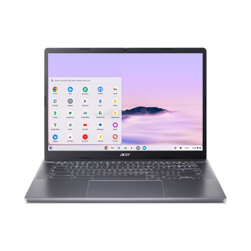 Acer Chromebook Plus 514 CBE574-1T-R8T7 AMD Ryzen™ 3 7320C 35.6 cm (14") Touchscreen 8 GB LPDDR5x-SDRAM 256 GB SSD Wi-Fi 6E (802.11ax) ChromeOS Grey