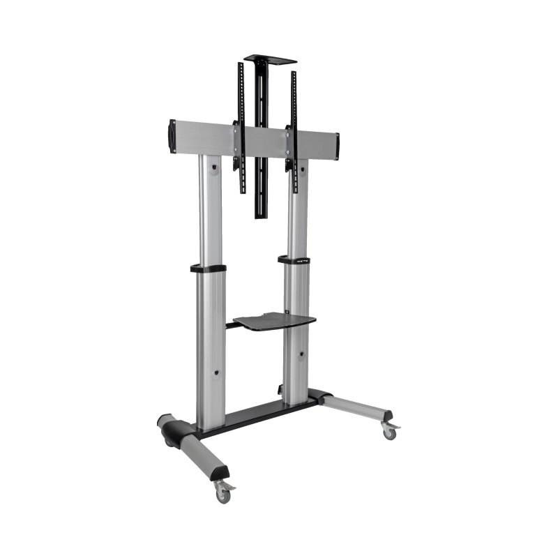 Mobile Tv Lcd Floor Stand Cart Height-Adjustable 60-100In Display