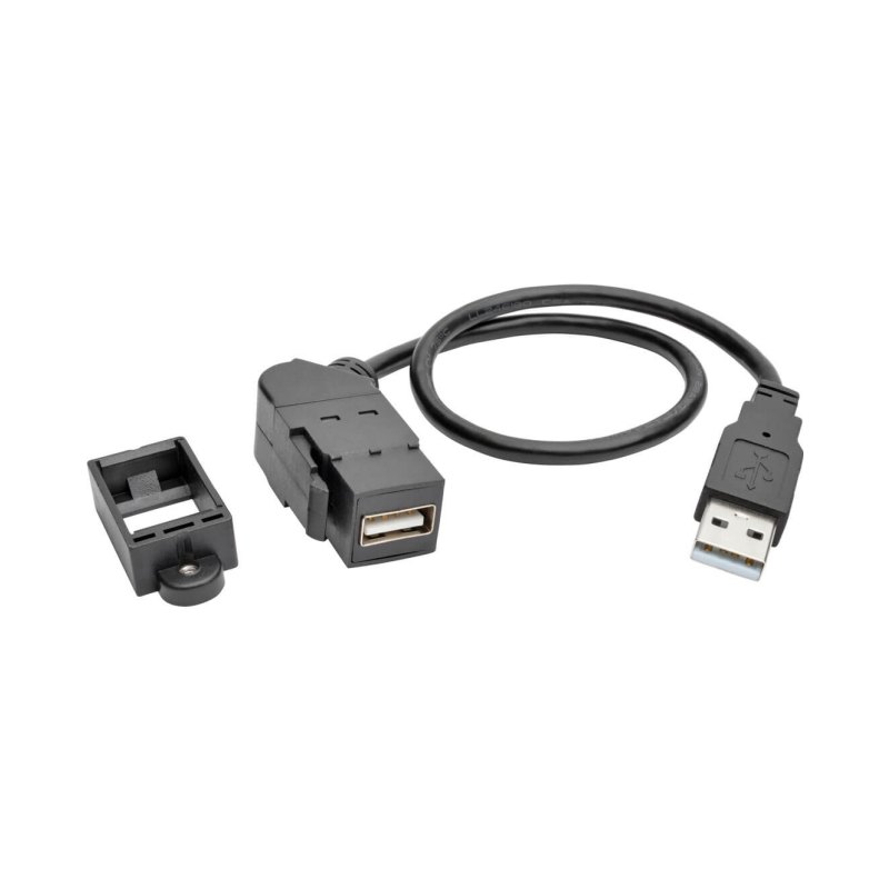 1Ft Bk Usb-A Kystn/Pnlmn Adpt
