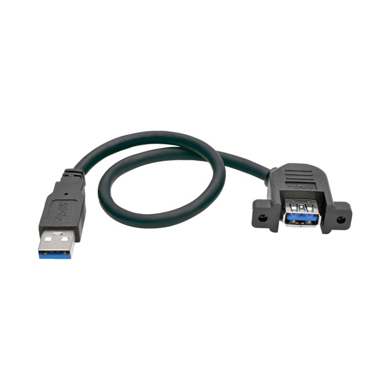 1Ft Pnl Mnt Usb3 A/A Adpt Cbl