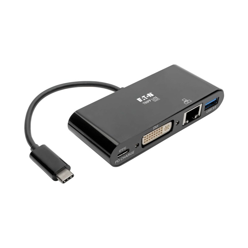 Usb-C  Dvi Usb-A Gbit Adapter