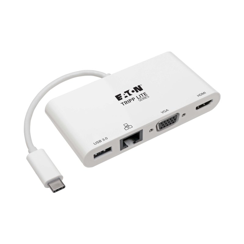 Wht Usbc-Hdmi/Vga Adptr M/F