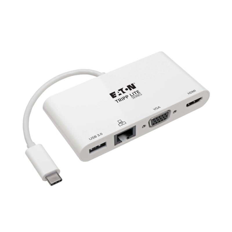 Wht Usbc-Hdmi/Vga Adptr M/F