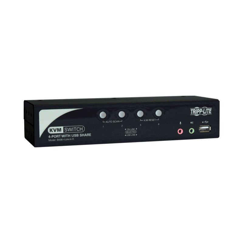 4Pt Usb Kvm Kit W Audio