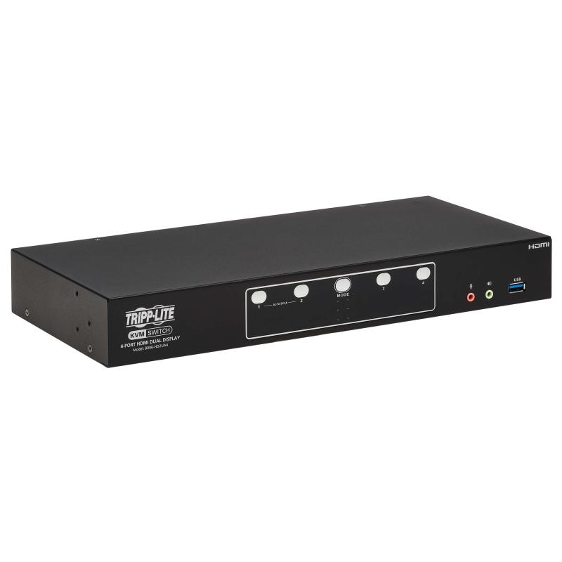 4 Pt Hdmi Dual Disp Kvm Switch