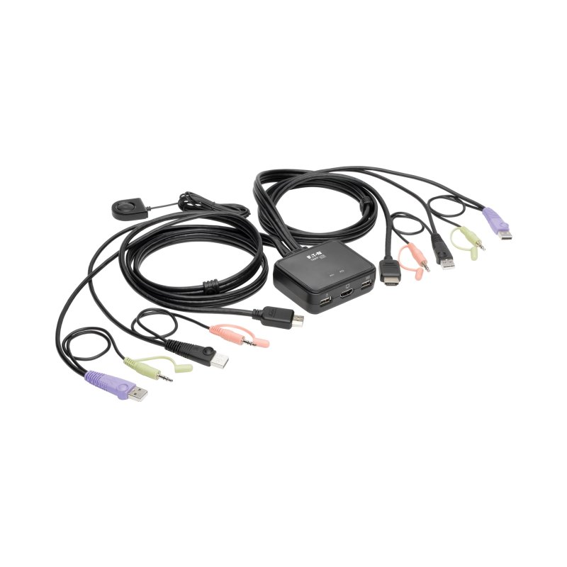 2Pt Usb Hd Aud Cblkvmswt W Rmt