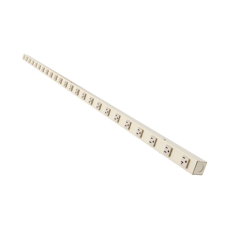 Power Strip Vertical 24Our 2X5-15/20R 22X5-15R 120V Metal
