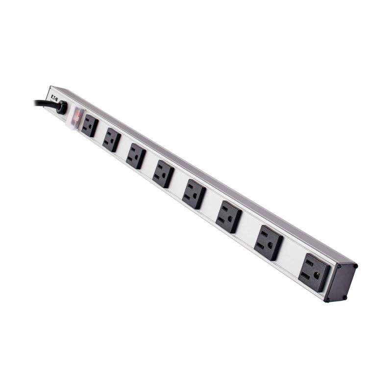 Ps2408 8Out 5-15P 5-15R 120V Vertical Power Strip With 15Ft Cord