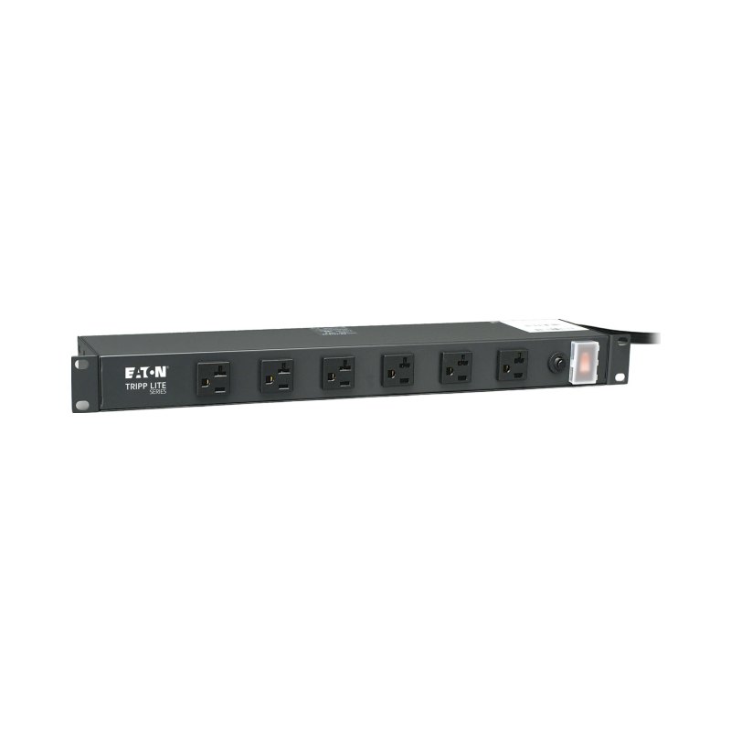 Power Strip 12Out 5-15/20R 5-20P 120V 15Ft Cord Rm Metal