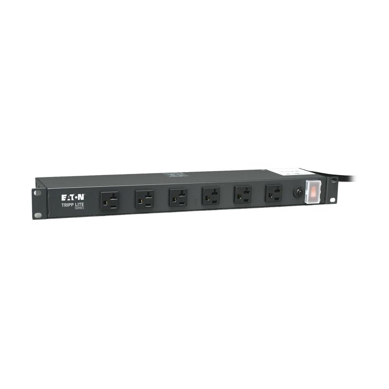 Power Strip 12Out 5-15/20R 5-20P 120V 15Ft Cord Rm Metal