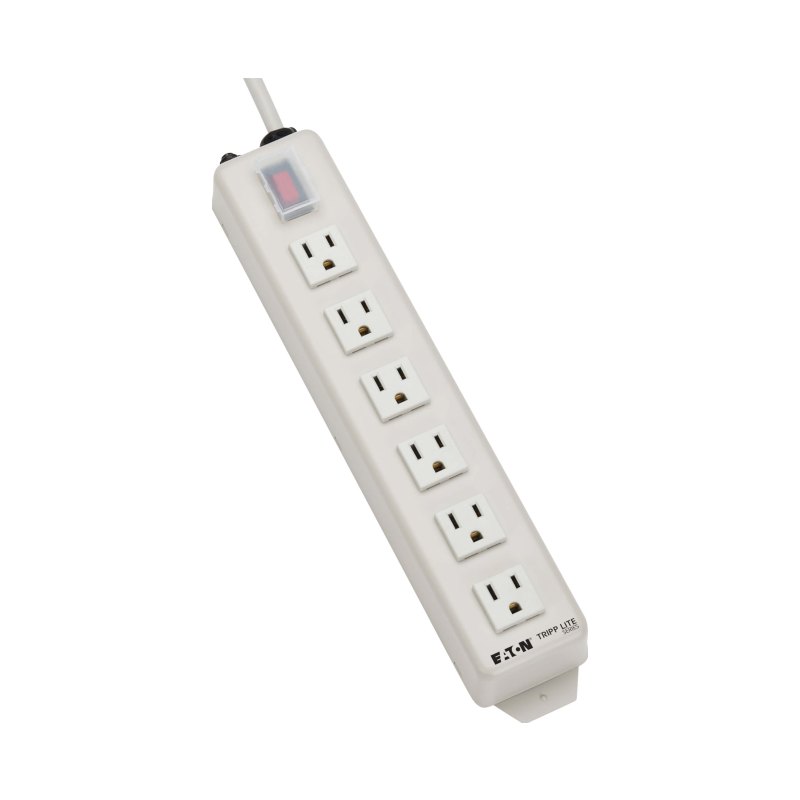 Protect It Power Strip 6 Nema 5-15R Outlets 15-Amp 6Ft Cord