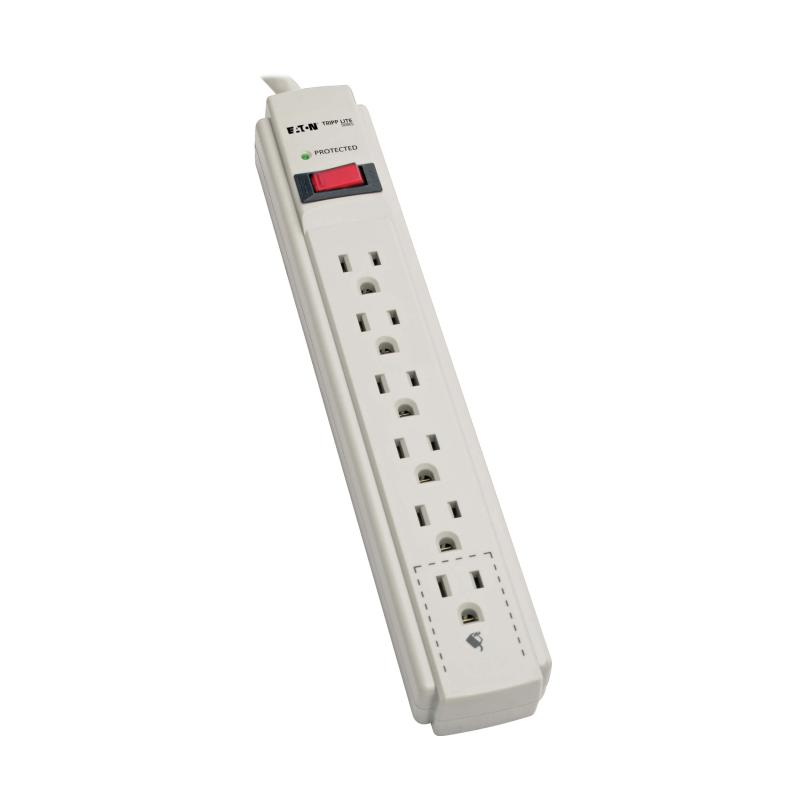 Protect It Surge Protector Strip 6Out 5-15R 5-15P 120V 8Ft