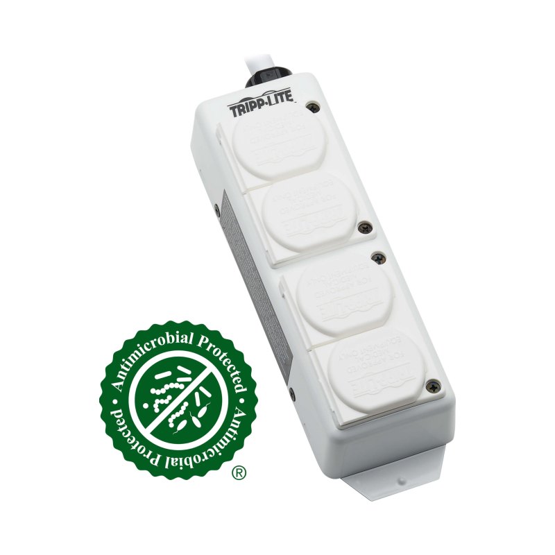 Medical Power Strip 4-Outlet 15Ft Cord