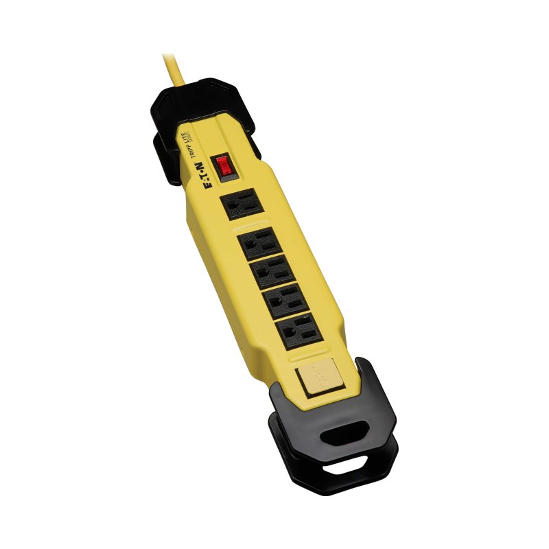 Power It Safety Power Strip 6Out 5-15R 5-15P 120V 9Ft Gfci Plug