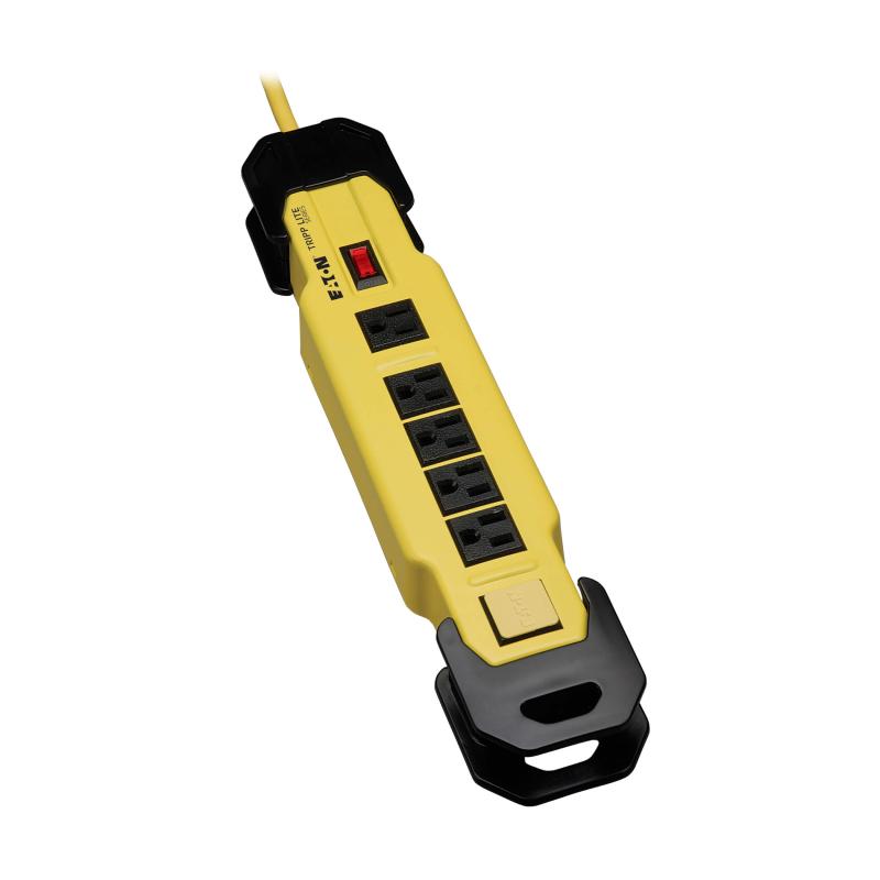 Power It Safety Power Strip 6Out 5-15R 5-15P 120V 9Ft Gfci Plug