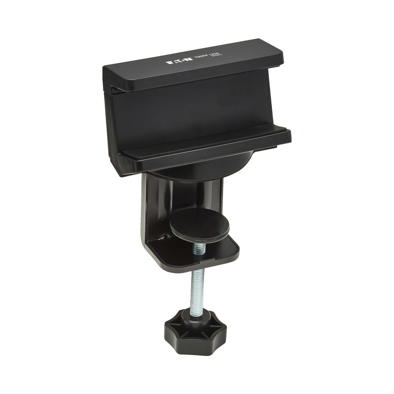 Clamp-On Power Strip Holder Black