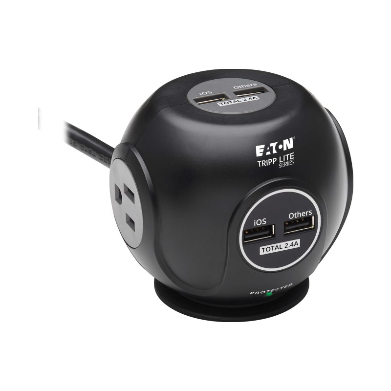 Safe-It Sphere Surge Protector 3-Outlets