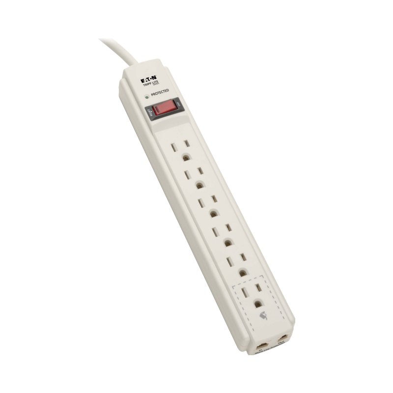Protect It Surge Suppressor 6Out Ul1449/Ul1363/Ul497A 20K 4Ft