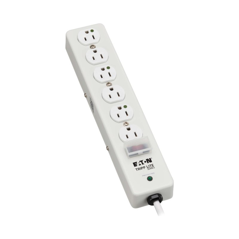 6 Outlet Ul1363 Surge Protector Surge Strip Not Patient Care 10Ft
