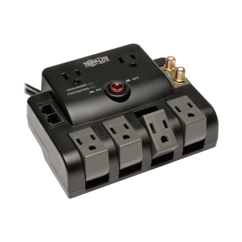 Surge Protector 6Out Line Rotating Ul1449/Cul 150K 6Ft Cord